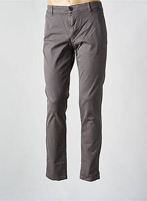 Pantalon chino stretch taille normale gris JACK & JONES homme