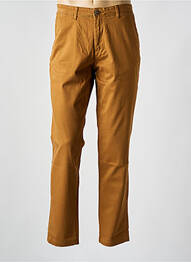 Pantalon chino tissage popeline taille normale marron JACK & JONES homme