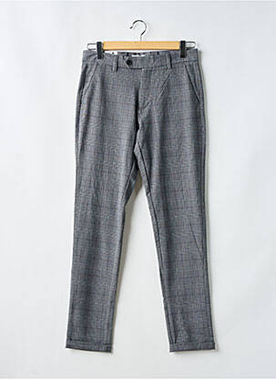 Pantalon chino tissage chiné taille normale gris JACK & JONES homme