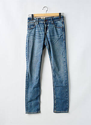 Jeans coupe slim fermeture boutonnée sur le devant taille normale bleu JACK & JONES homme