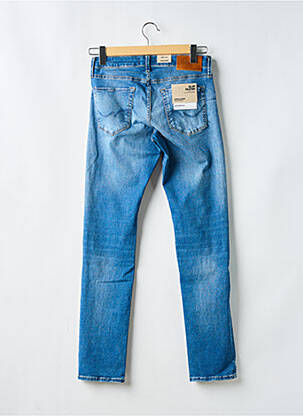 Jeans coupe slim fermeture boutonnée sur le devant taille normale bleu JACK & JONES homme