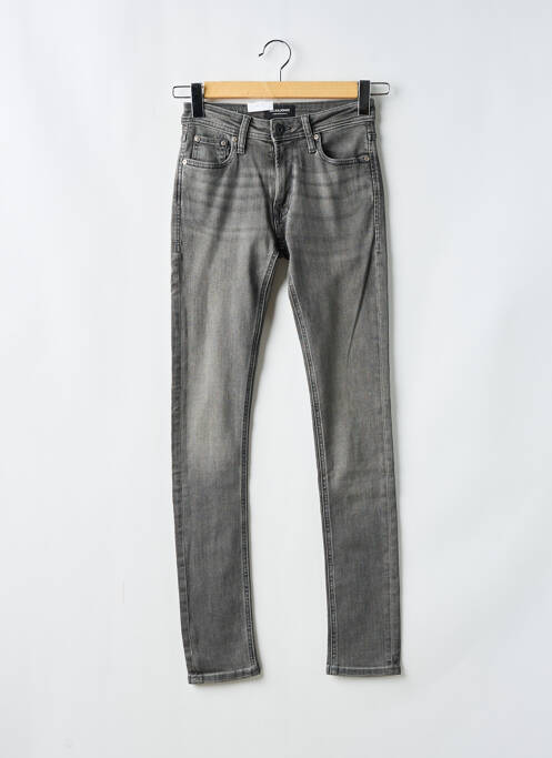 Jeans skinny gris JACK & JONES pour homme