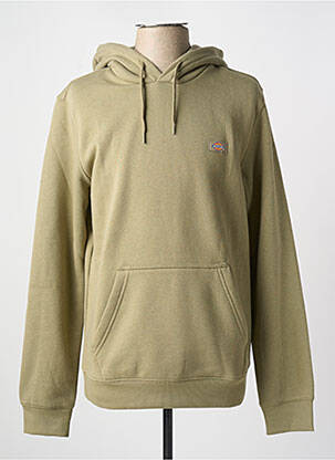 Sweat-shirt à capuche broderie manches longues vert DICKIES homme