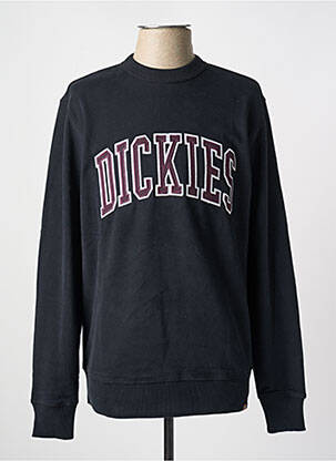 Sweat-shirt broderie manches longues noir DICKIES homme