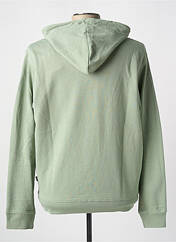 Sweat-shirt à capuche vert JACK & JONES pour homme seconde vue