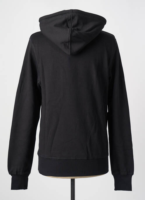 Sweat-shirt à capuche noir JACK & JONES pour homme