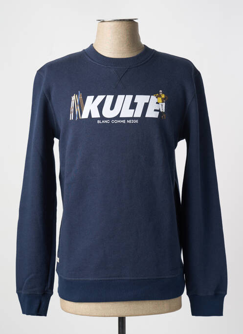 Sweat-shirt bleu KULTE pour homme