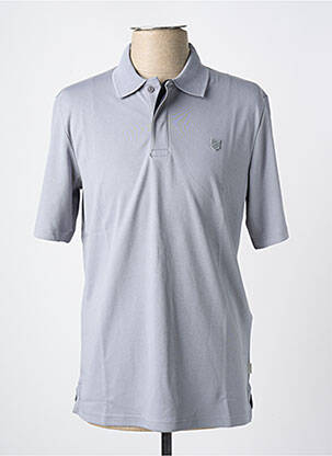 Polo stretch manches courtes gris JACK & JONES homme