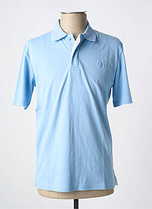 Polo stretch manches courtes bleu JACK & JONES homme
