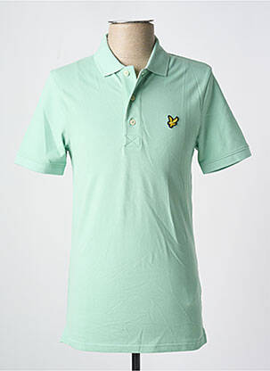 Polo stretch manches courtes vert LYLE & SCOTT homme