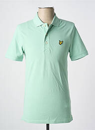 Polo stretch manches courtes vert LYLE & SCOTT homme