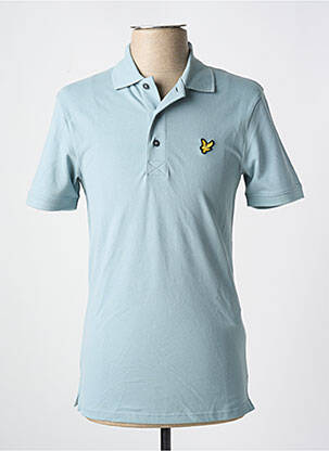 Polo stretch manches courtes bleu LYLE & SCOTT homme