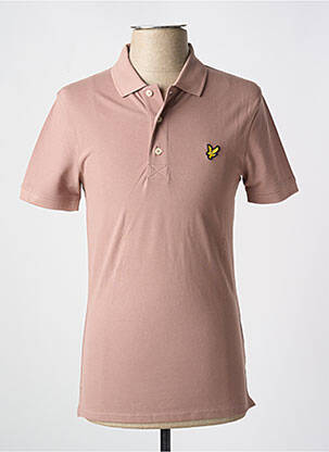 Polo stretch manches courtes rose clair LYLE & SCOTT homme