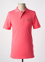 Polo stretch manches courtes rose LYLE & SCOTT homme
