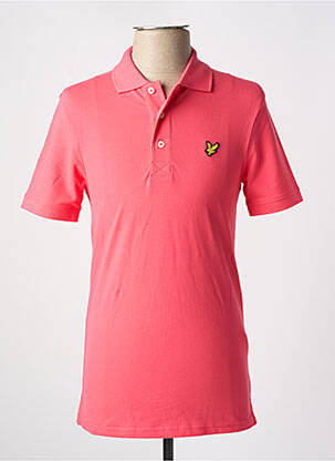 Polo stretch manches courtes rose LYLE & SCOTT homme
