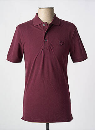 Polo stretch manches courtes violet LYLE & SCOTT homme