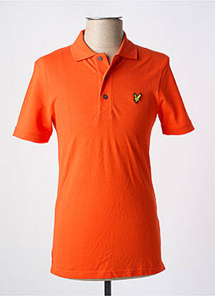Polo stretch manches courtes orange LYLE & SCOTT homme