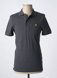 Polo stretch manches courtes gris LYLE & SCOTT homme