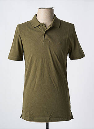 Polo stretch manches courtes vert JACK & JONES homme