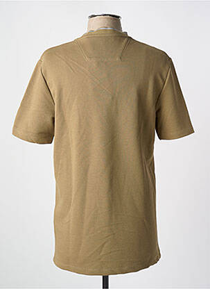 T-shirt broderie manches courtes marron LYLE & SCOTT homme