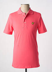 Polo rose LYLE & SCOTT pour homme seconde vue