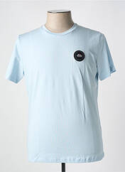 T-shirt bleu HELVETICA pour homme seconde vue