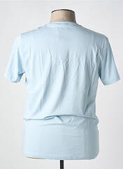 T-shirt bleu HELVETICA pour homme seconde vue