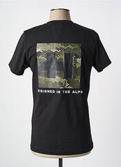 T-shirt noir HELVETICA pour homme seconde vue