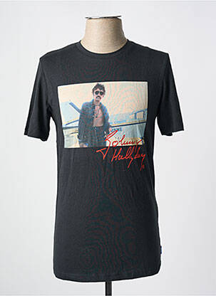 T-shirt noir JACK & JONES pour homme