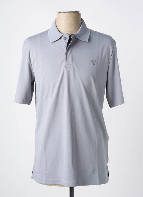 Polo stretch manches courtes gris JACK & JONES homme