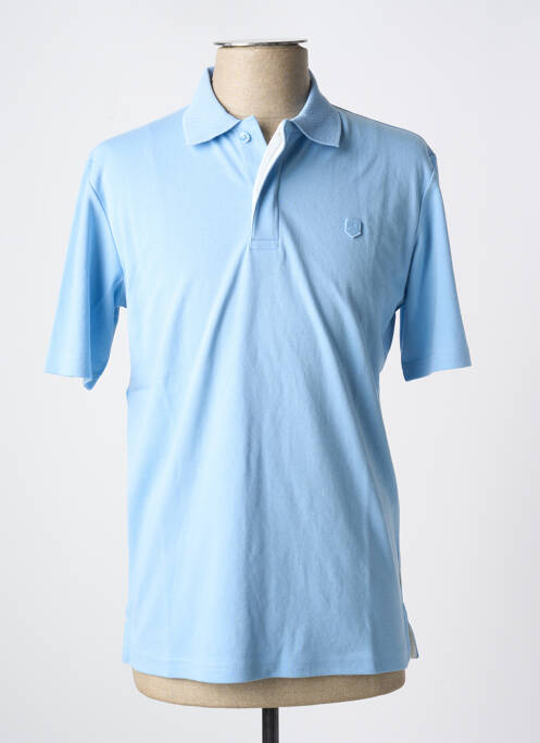 Polo stretch manches courtes bleu JACK & JONES homme