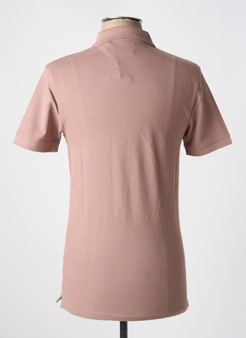 Polo stretch manches courtes rose clair LYLE & SCOTT homme
