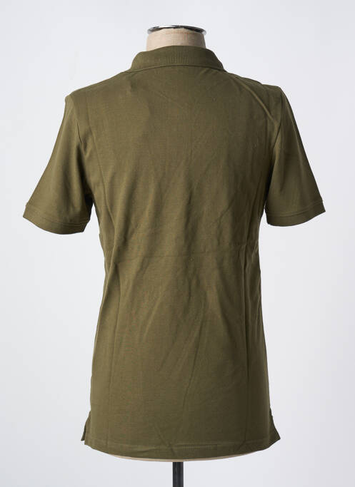 Polo stretch manches courtes vert JACK & JONES homme