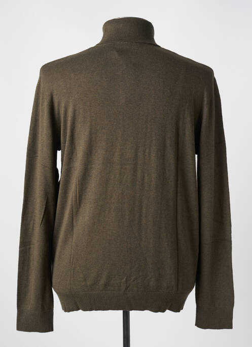 Pull col roulé vert JACK & JONES pour homme