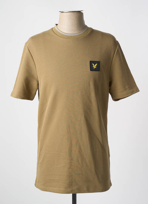 T-shirt marron LYLE & SCOTT pour homme