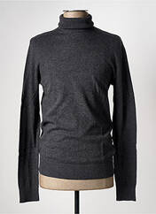 Pull col roulé gris JACK & JONES pour homme seconde vue