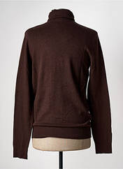 Pull col roulé marron JACK & JONES pour homme seconde vue