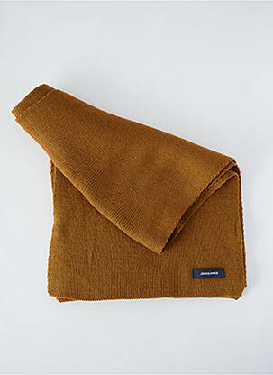 Echarpe maille tricot marron JACK & JONES homme