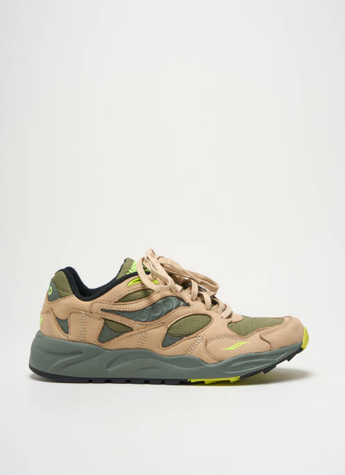 Baskets beige SAUCONY pour unisexe