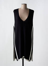 Robe mi-longue sans manche sans manche noir LOLA CASADEMUNT femme