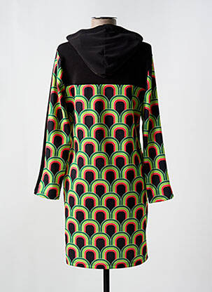 Robe courte manches longues manches longues noir MERI & ESCA femme