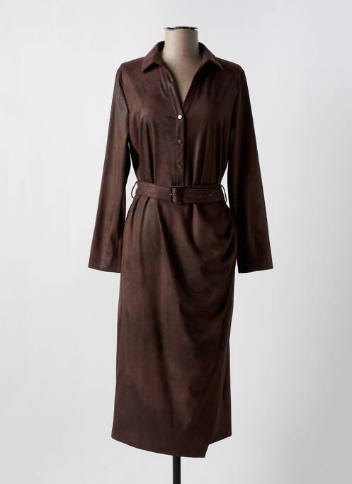 Robe longue marron TUZZI pour femme