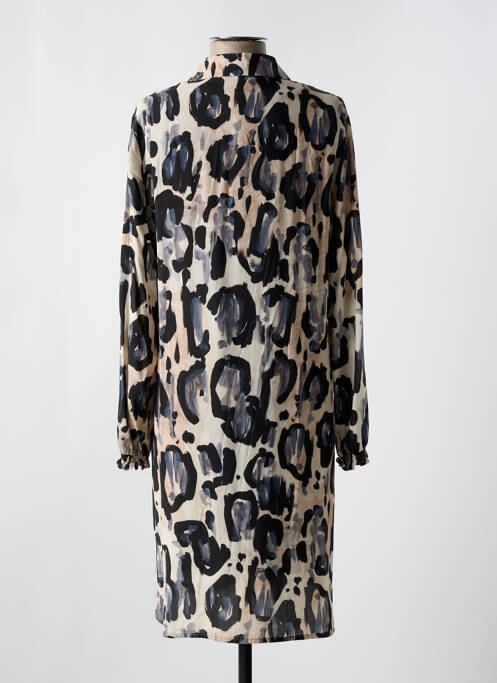 Robe mi-longue gris LE COMTE pour femme