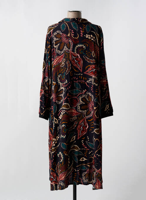 Robe mi-longue noir FRANCK ANNA pour femme