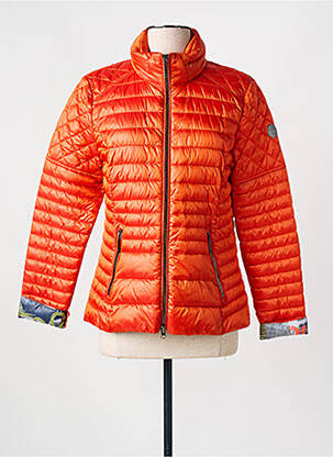 Doudoune poches sans capuche orange GREEN GOOSE femme