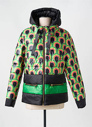 Doudoune manches longues a capuche vert MERI & ESCA femme