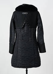 Manteau long noir FRED SABATIER pour femme seconde vue