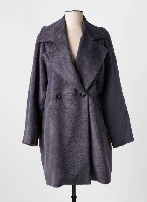Manteau long gris DEVERNOIS pour femme