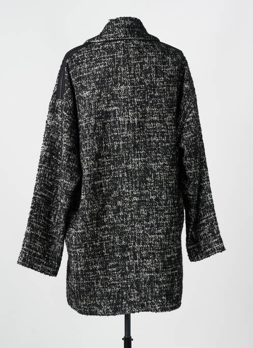 Manteau long noir EVA KAYAN pour femme