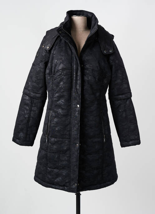 Manteau long noir FRED SABATIER pour femme